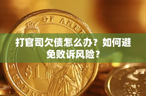 济南打官司欠债怎么办？如何避免败诉风险？