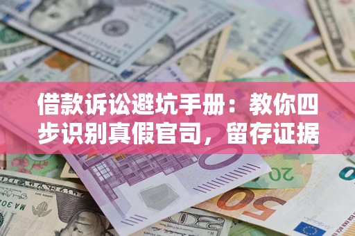 济南借款诉讼避坑手册：教你四步识别真假官司，留存证据不踩雷