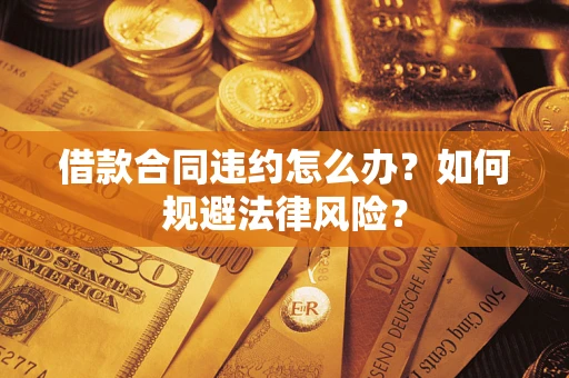 济南借款合同违约怎么办？如何规避法律风险？